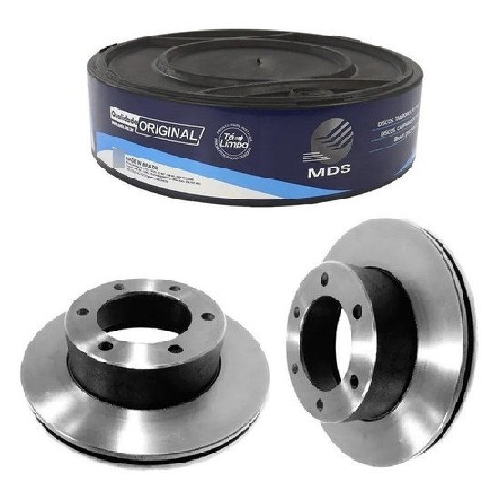 Par Disco de Freio Dianteiro Ventilado - MDS - D039B