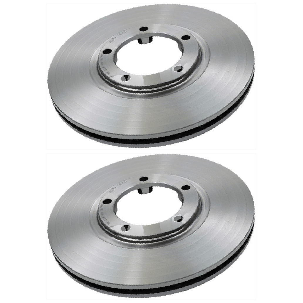 Par Disco de Freio Dianteiro Ventilado - MDS - D100
