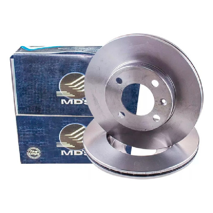 Par Disco de Freio Dianteiro Ventilado - MDS - D107D