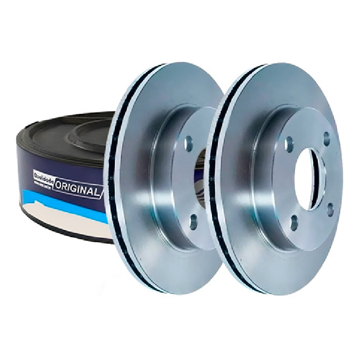 Par Disco de Freio Dianteiro Ventilado - MDS - D11A
