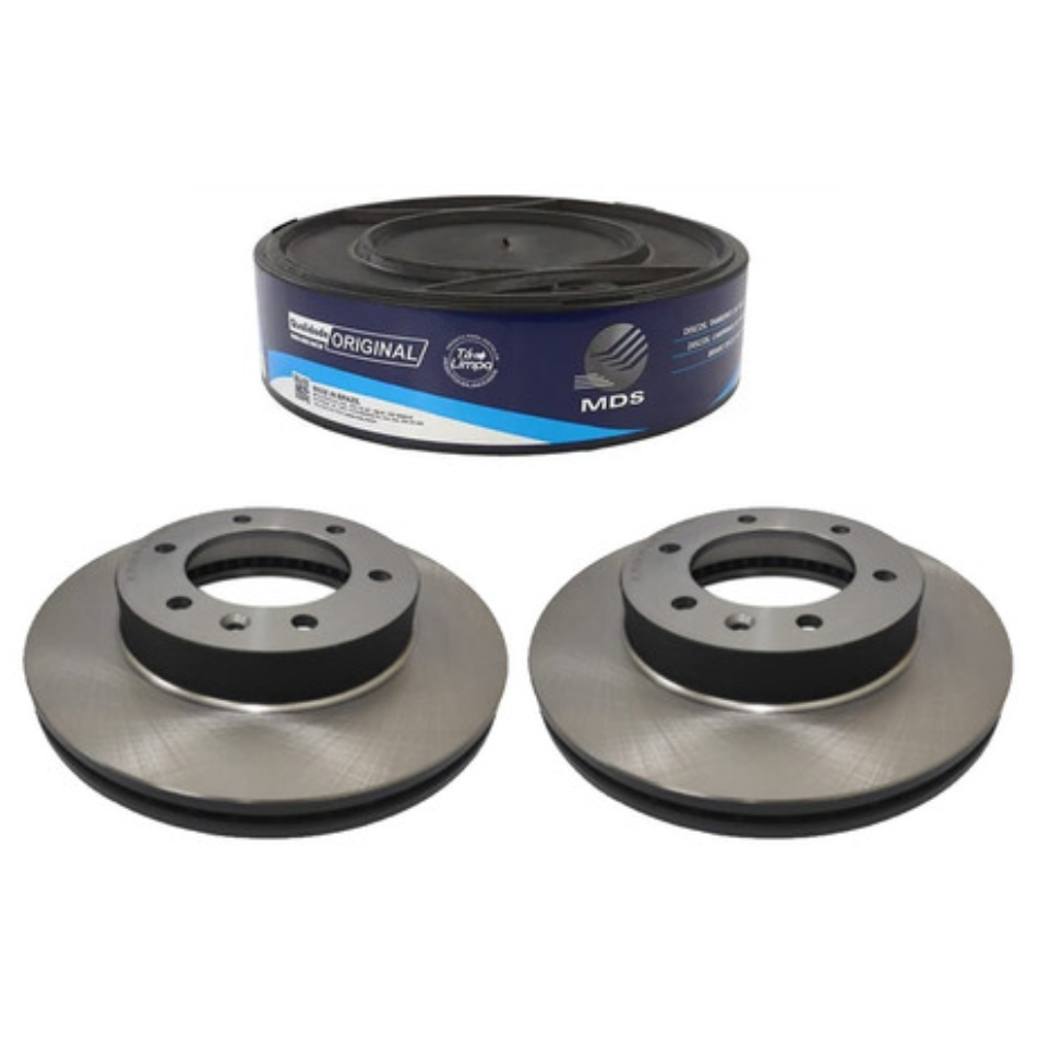 Par Disco de Freio Dianteiro Ventilado - MDS - D18G