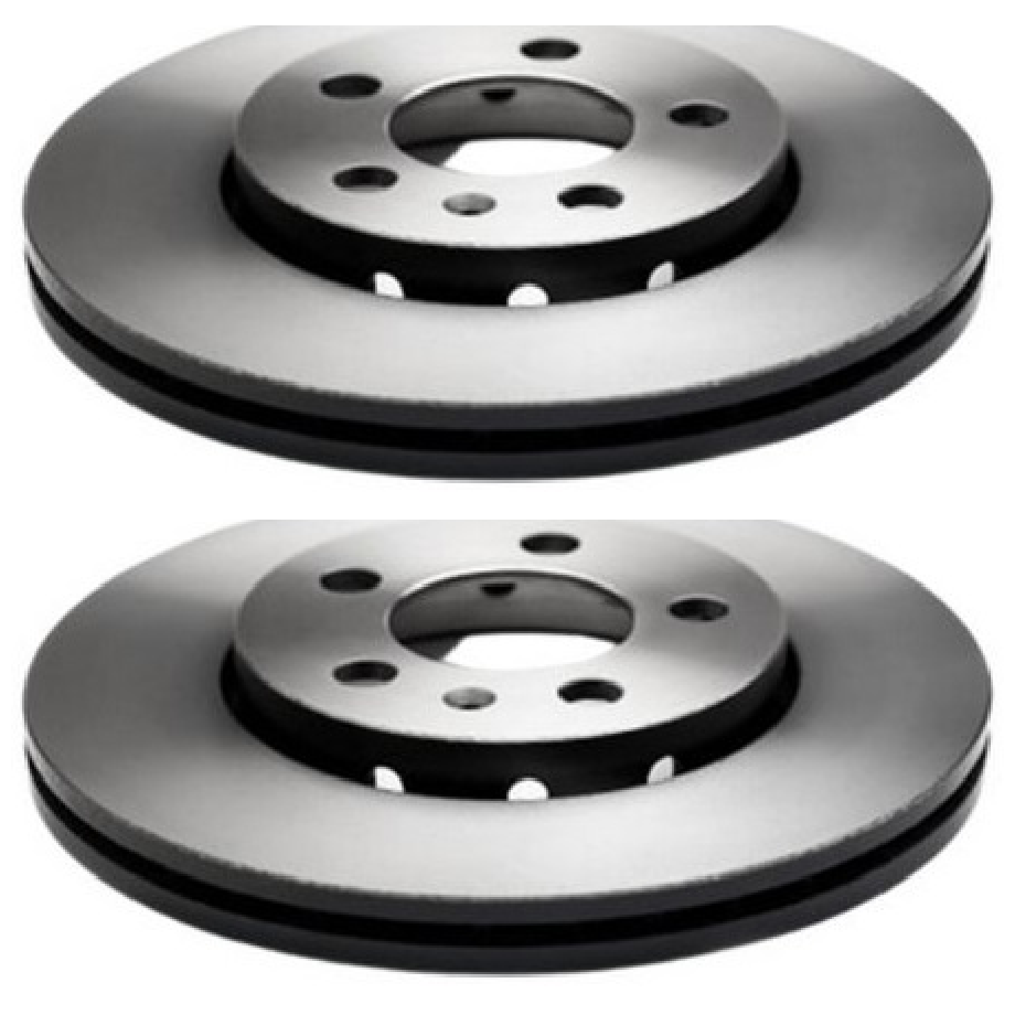 Par Disco de Freio Dianteiro Ventilado - MDS - D28B