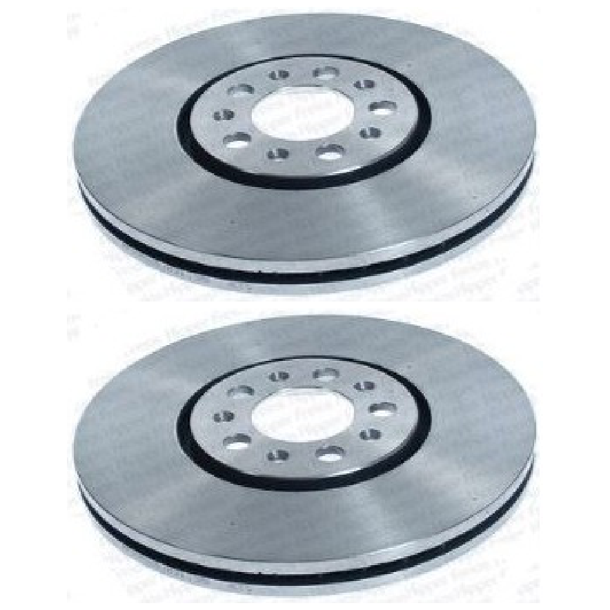 Par Disco de Freio Dianteiro Ventilado - MDS - D301B