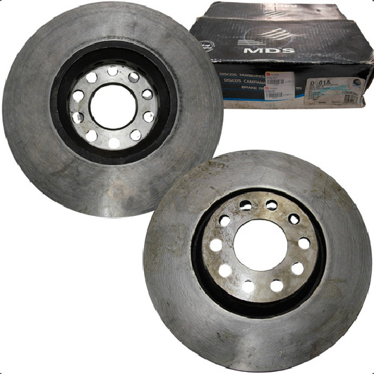 Par Disco de Freio Dianteiro Ventilado - MDS - D301A