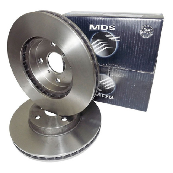 Par Disco de Freio Dianteiro Ventilado - MDS - D320A