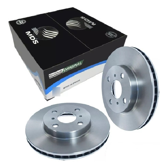 Par Disco de Freio Dianteiro Ventilado - MDS - D34C