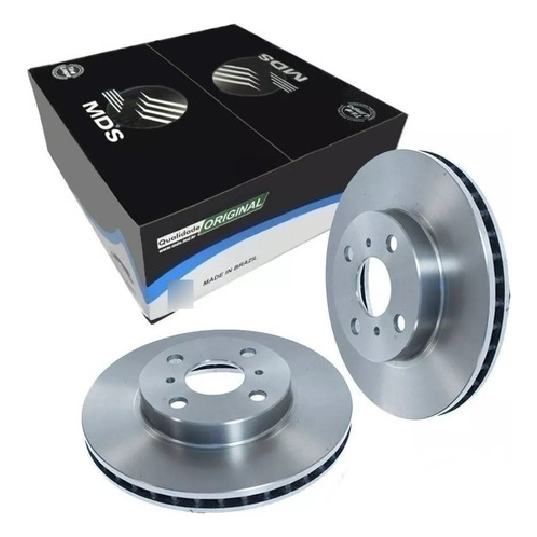 Par Disco de Freio Dianteiro Ventilado - MDS - D36E