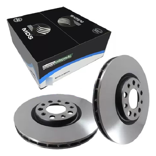 Par Disco de Freio Dianteiro Ventilado - MDS - D50E