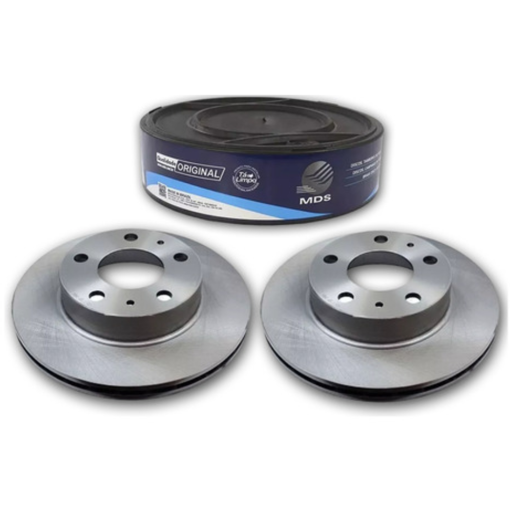Par Disco de Freio Dianteiro Ventilado - MDS - D680B