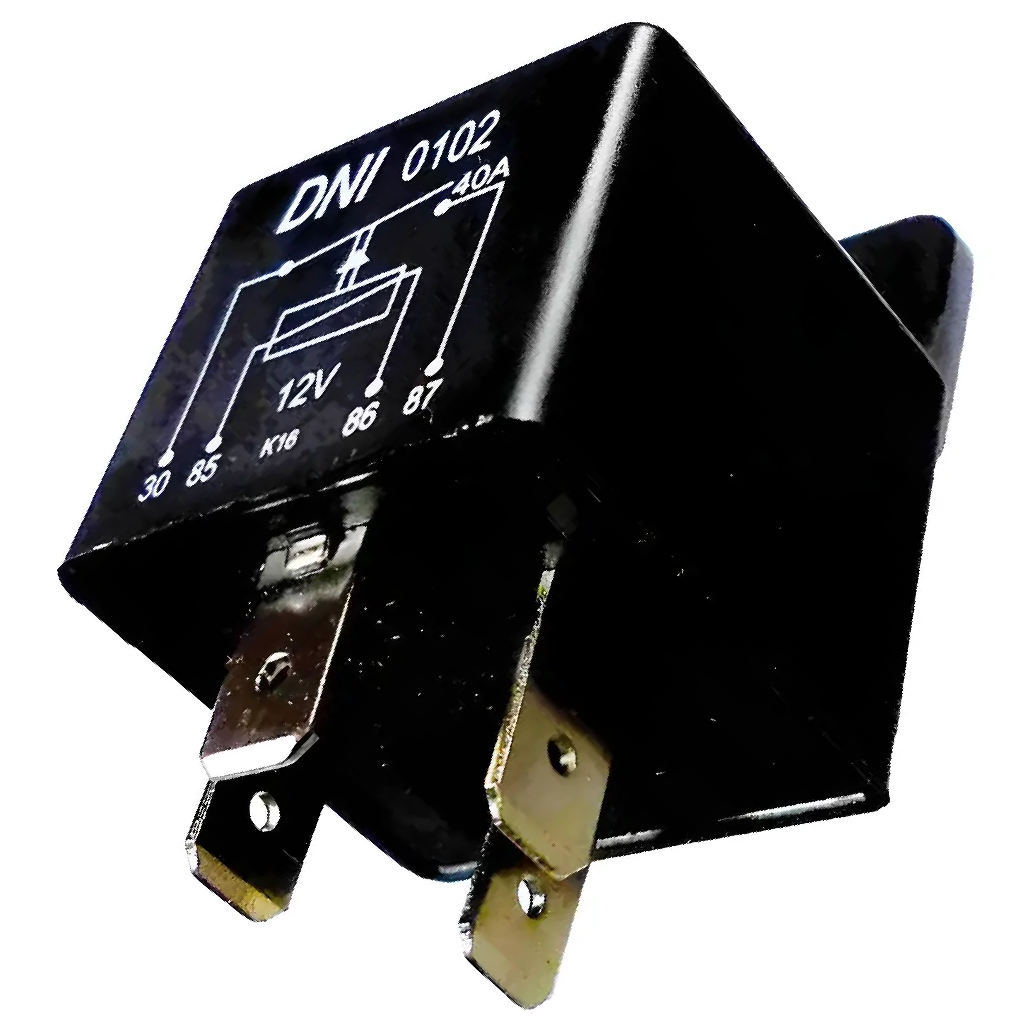 Relê Auxiliar 12V 4 Terminais - DNI - 0102