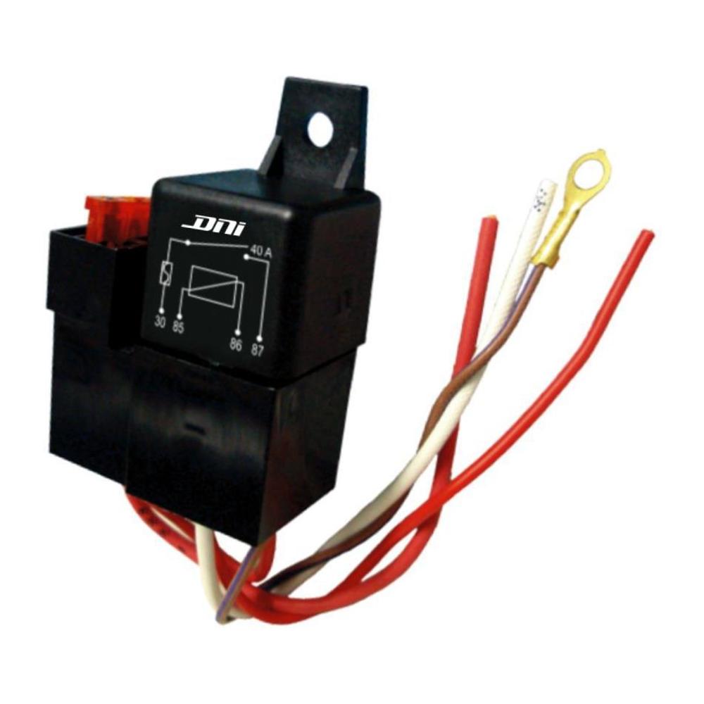 Rélê Auxiliar Plástico 12V 40 Ah - DNI - 0110