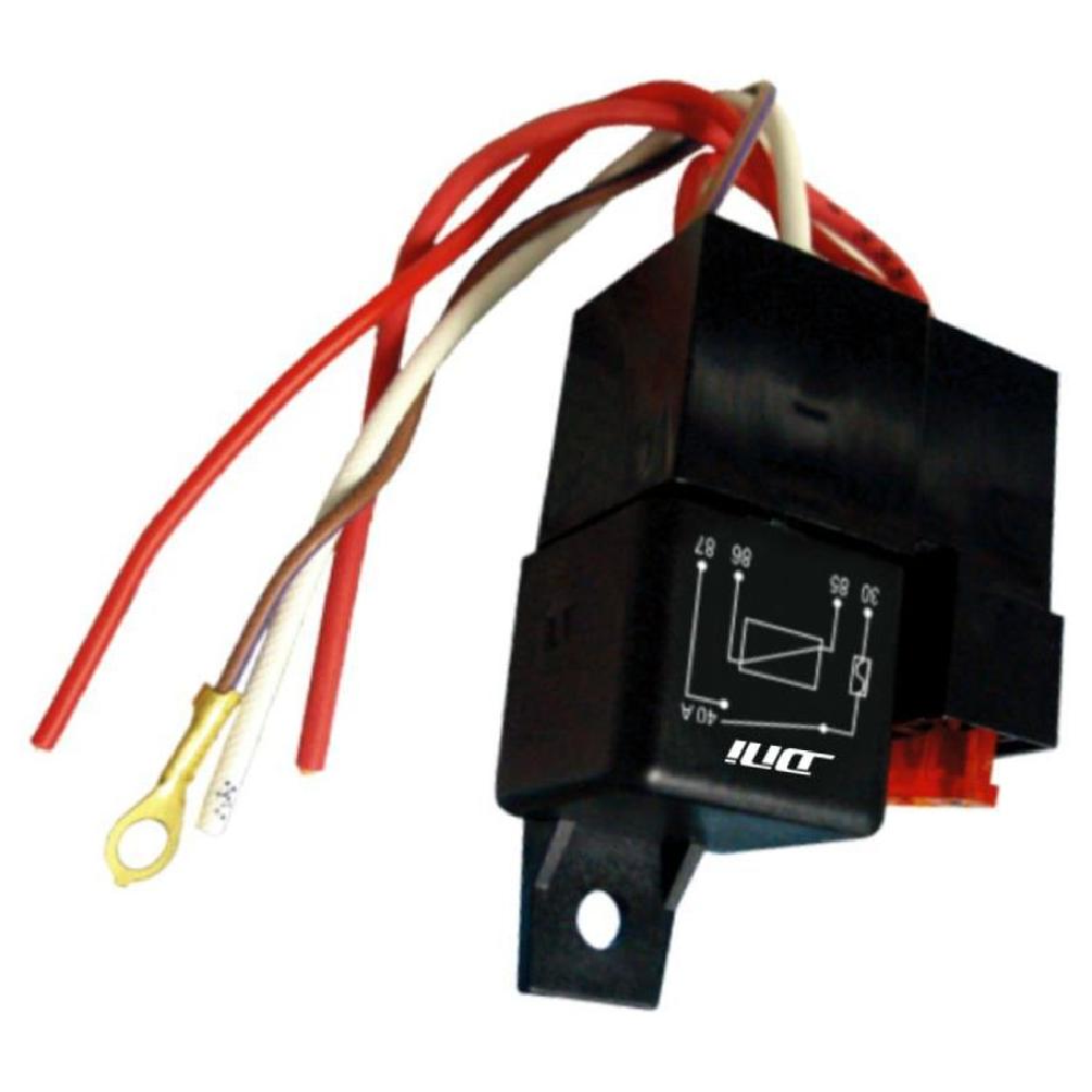 Rélê Auxiliar Plástico 12V 40 Ah - DNI - 0110