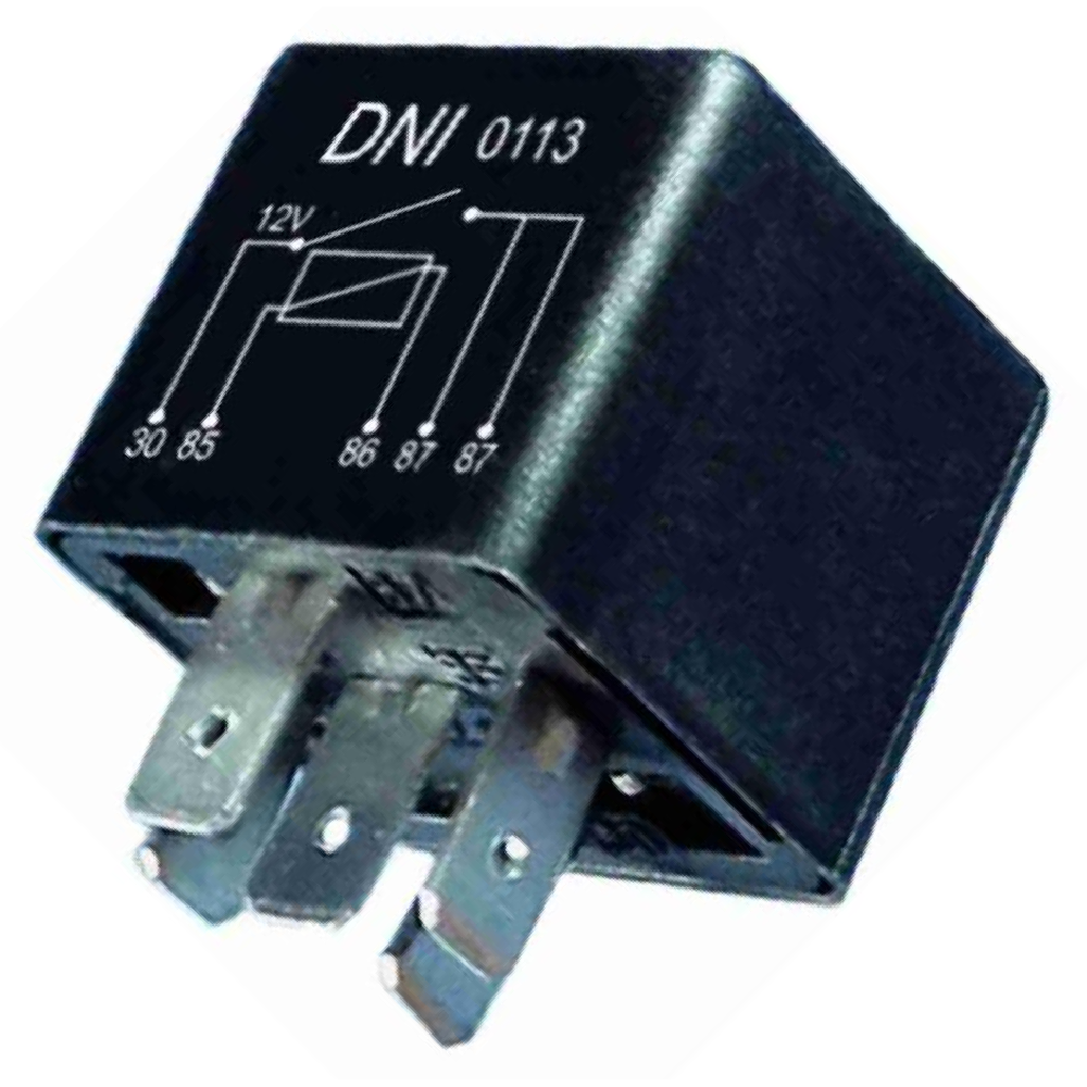 Relê 12V 5 Terminais 40 Ah - DNI - 0113