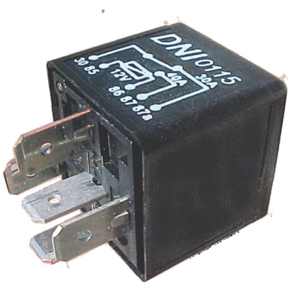 Relê Auxiliar 12V Plástico - DNI - 0115