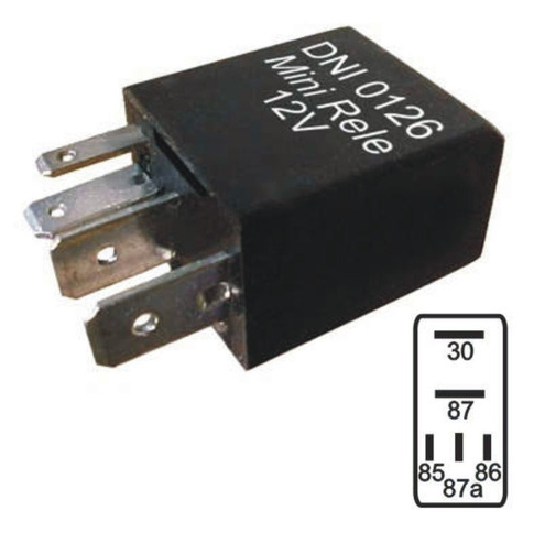 Relê Auxiliar 12V 5 Terminais - DNI - 0126