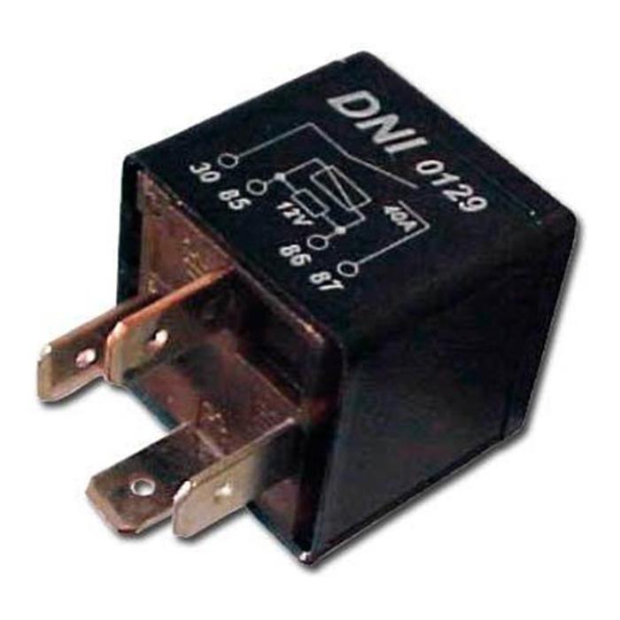 Relê 12V 40Ah 4 Terminais - DNI - 0129