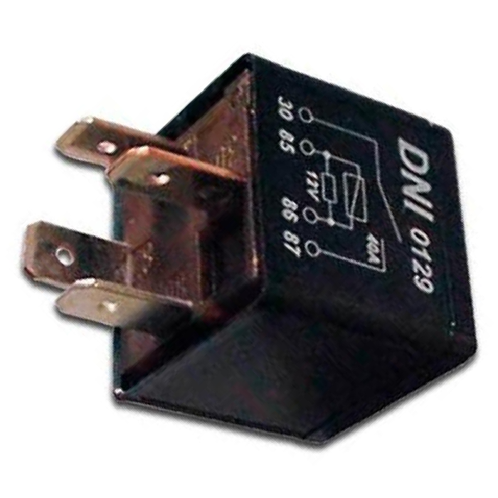 Relê 12V 40Ah 4 Terminais - DNI - 0129