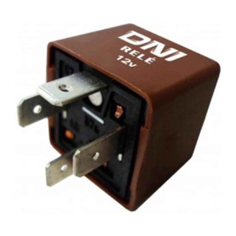 Relé Auxiliar Base Selada 30A 12V 4 Terminais para Fiat Uno - DNI - DNI 0145