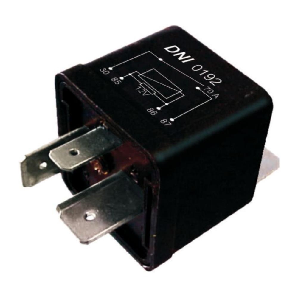 Relê Auxíliar 12V 4 Terminais - DNI - 0192