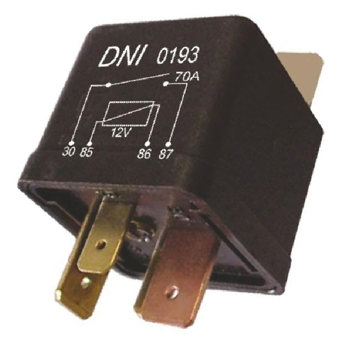 Relê Auxiliar 12V - DNI - 0193