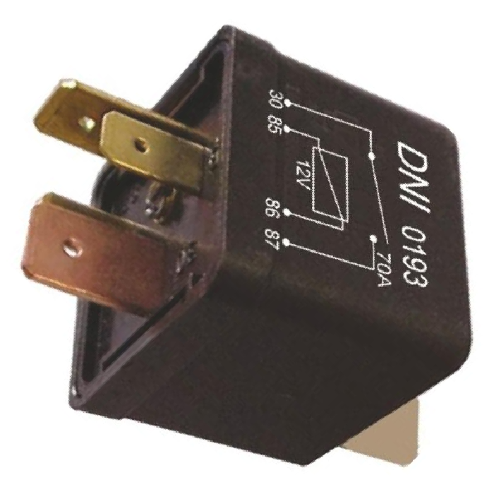 Relê Auxiliar 12V - DNI - 0193