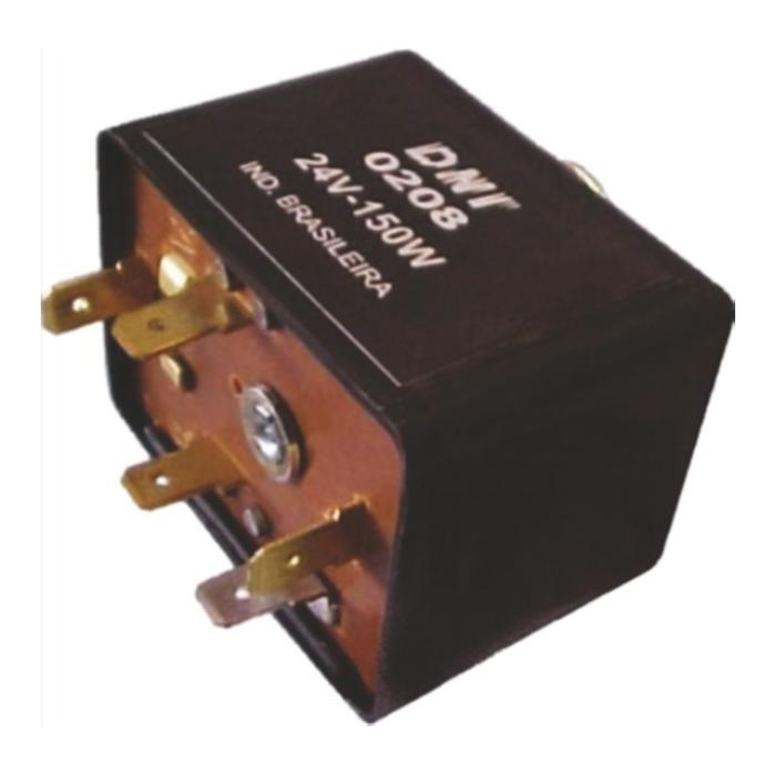 Relê Auxiliar 24V 5 Terminais 150W Comutador de Farol - DNI - 0208