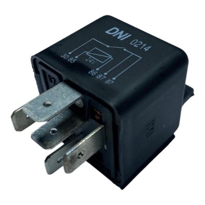 Relê Auxiliar 24V Plástico 5 Conexões - DNI - 0214