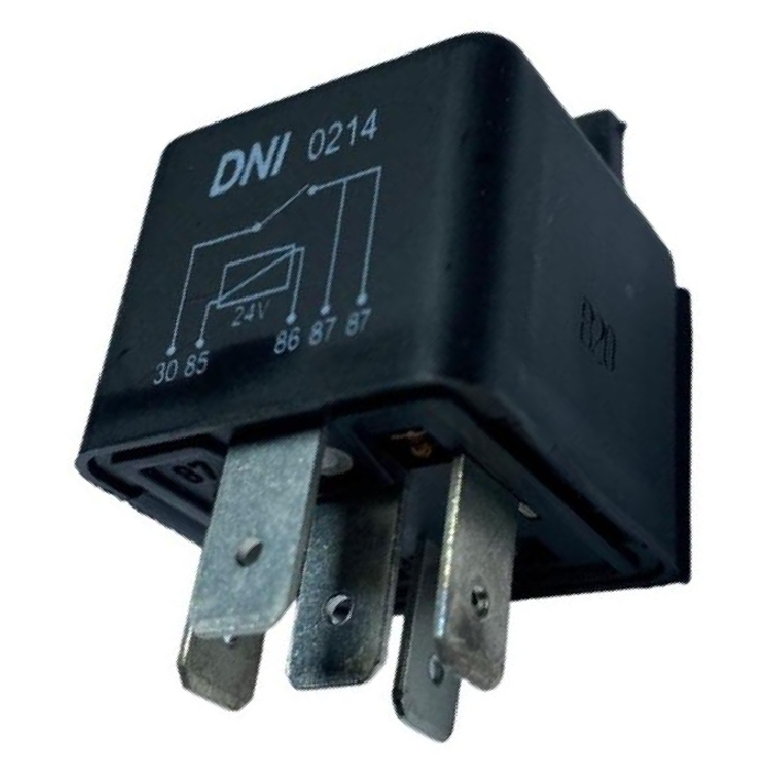 Relê Auxiliar 24V Plástico 5 Conexões - DNI - 0214