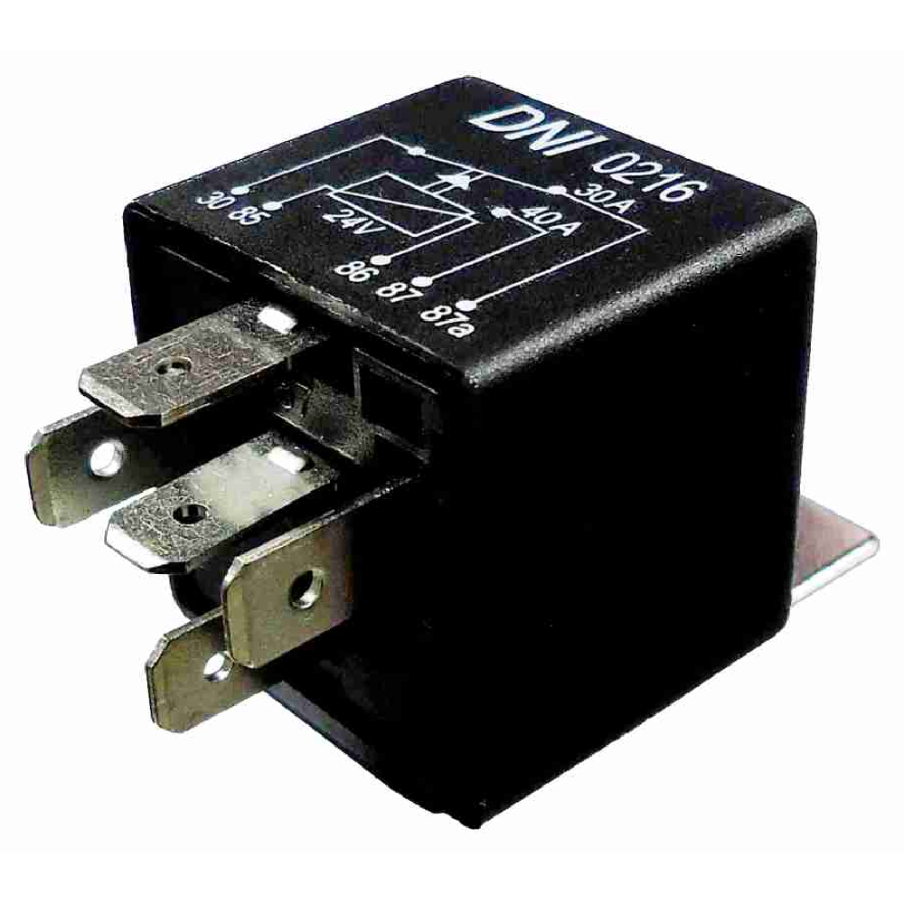 Relé Auxiliar Universal 24V 40A 30A - DNI - 0216