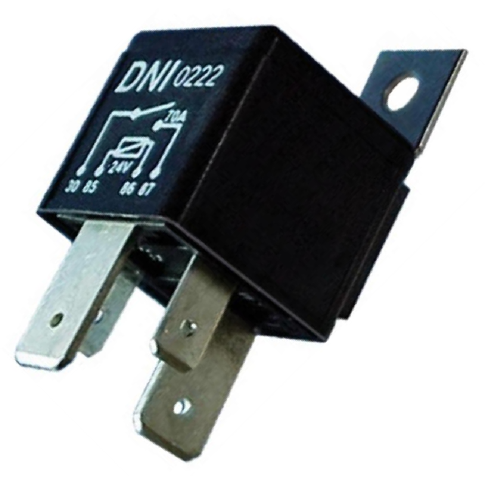 Relé Auxiliar 24v Universal 70a - DNI - 0222