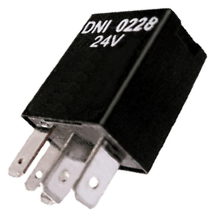 Relê Auxiliar 24V 5 Conexões - DNI - 0228