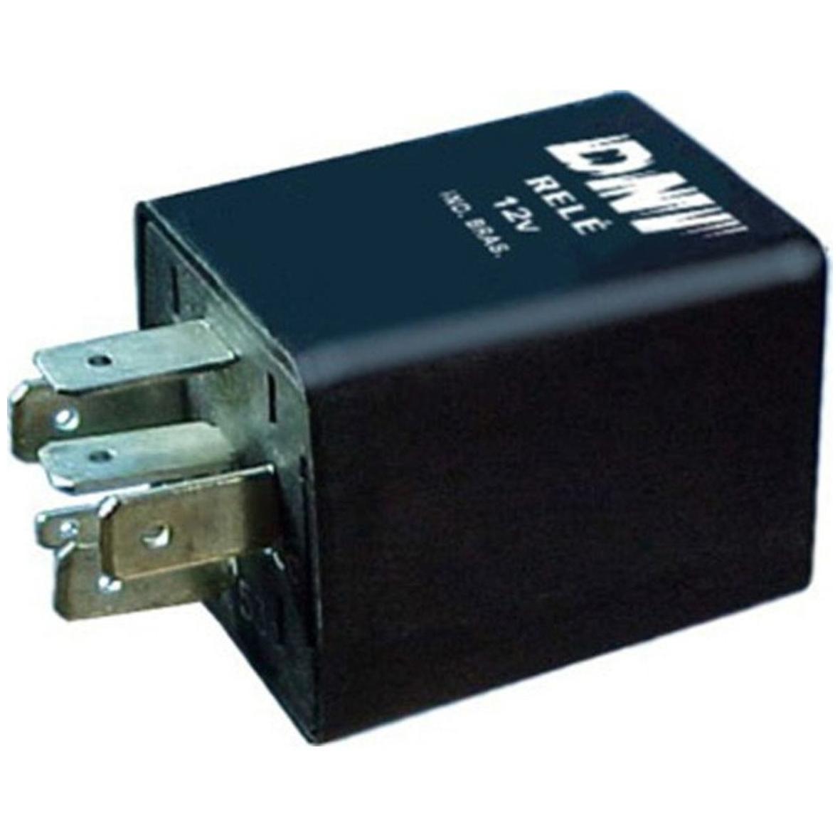 Relê Temporizador 12V 6 Conexões Plástico - DNI - 0317