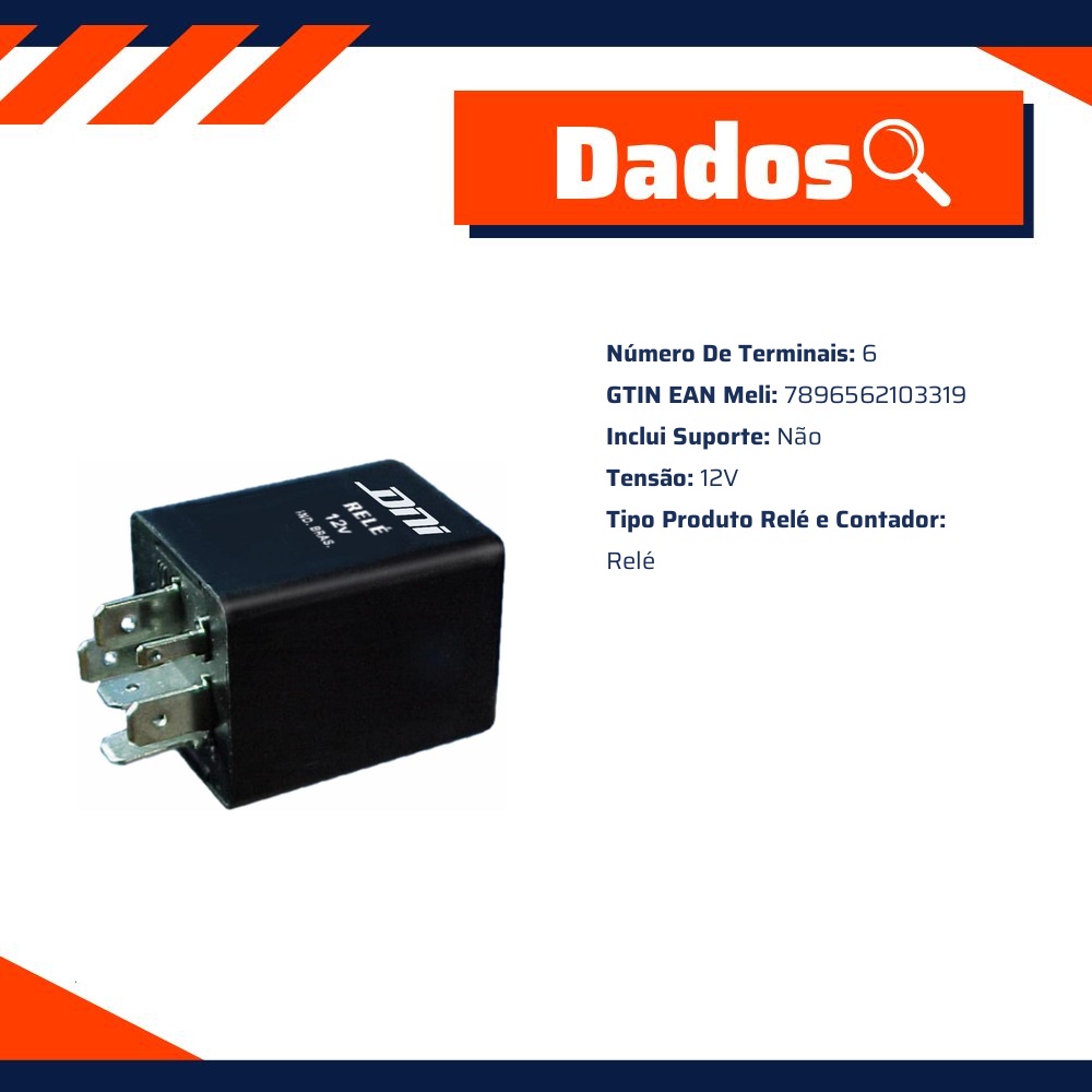 Relê Temporizador 12V - DNI - 0331
