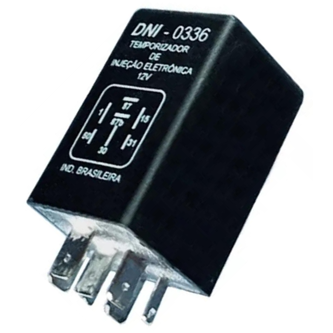 Relê Auxiliar 12V Plástico 7 Conexões - DNI - 0336