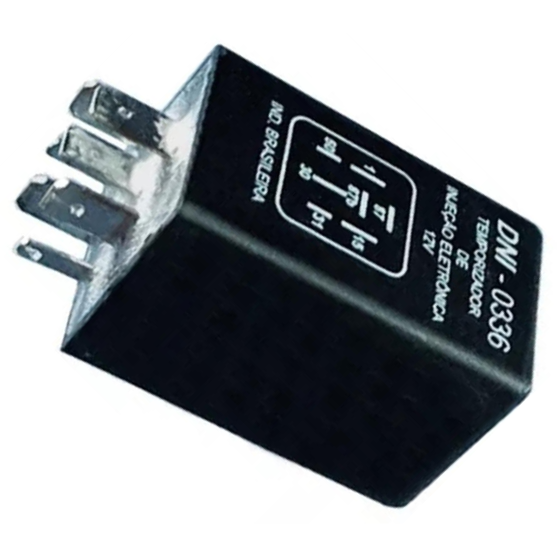 Relê Auxiliar 12V Plástico 7 Conexões - DNI - 0336