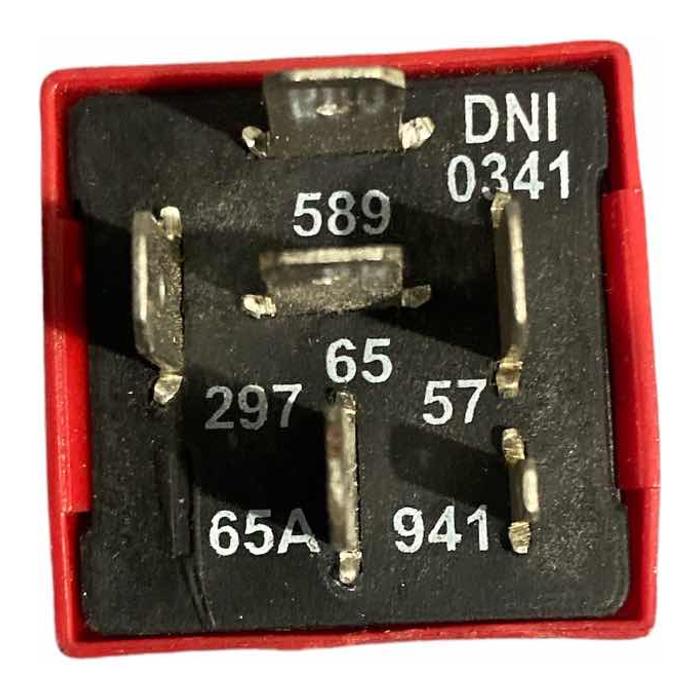 Relé Limpador Para-Brisa com Lavagem 12V 6 Terminais para Ford Del Rey e F-1000 - DNI - DNI 0341