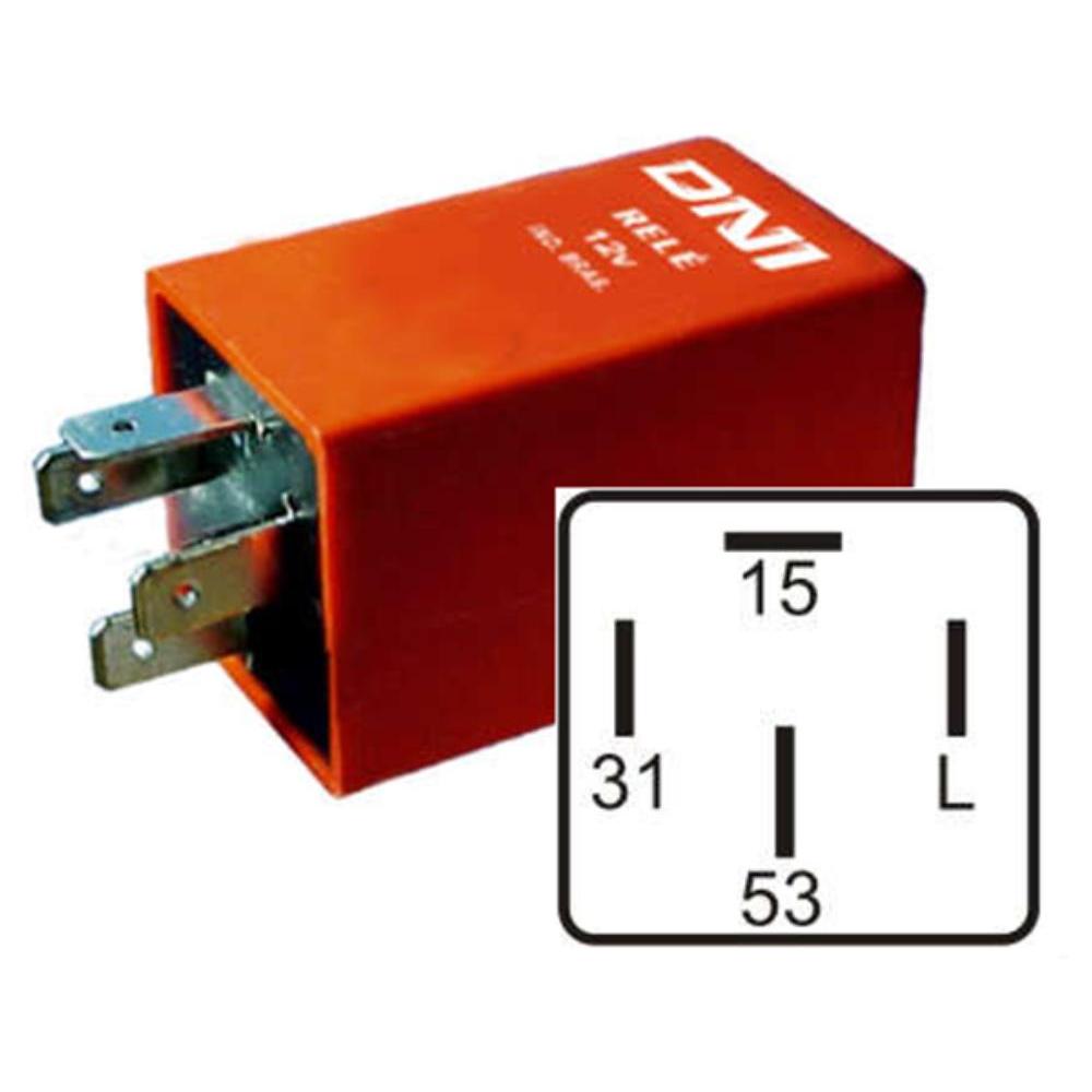 Relé Limpador Para-Brisa Traseiro 12V para Volkswagen Gol - DNI - DNI 0355
