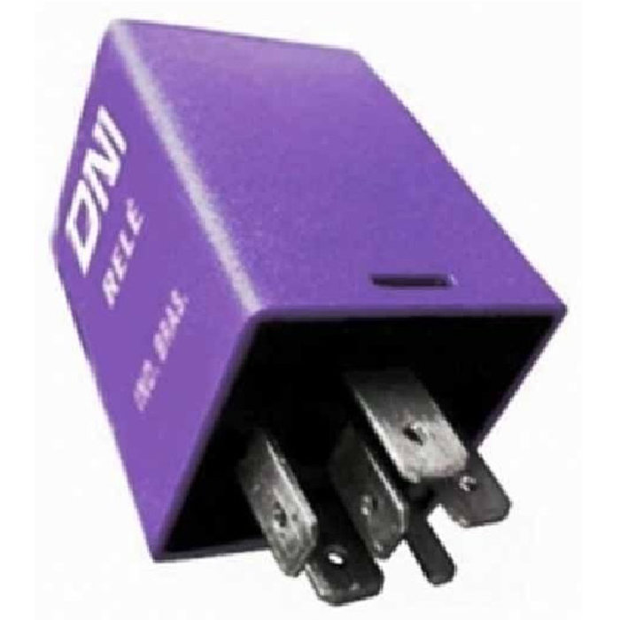 Relê Temporizador 12V 6 Conexões de Plástico - DNI - 0363