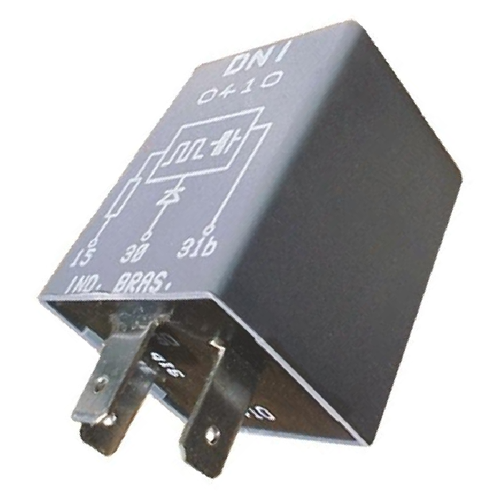 Relé Sinalizador Acústico Farol Aceso 12V Uso Geral - DNI - 0410