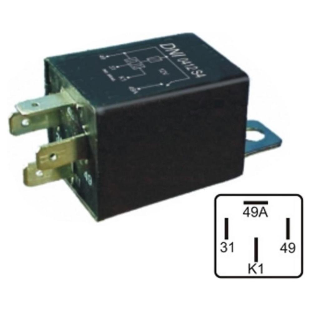 Relé Universal 12V 500W Potência Máxima - DNI - 0412-S4