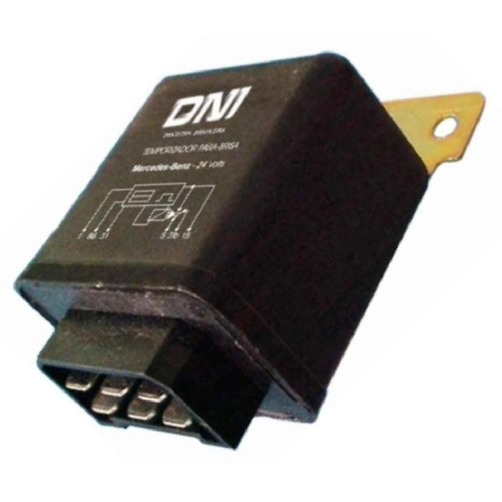 Relê Temporizador 24V 6 Conexões de Plástico - DNI - 0822
