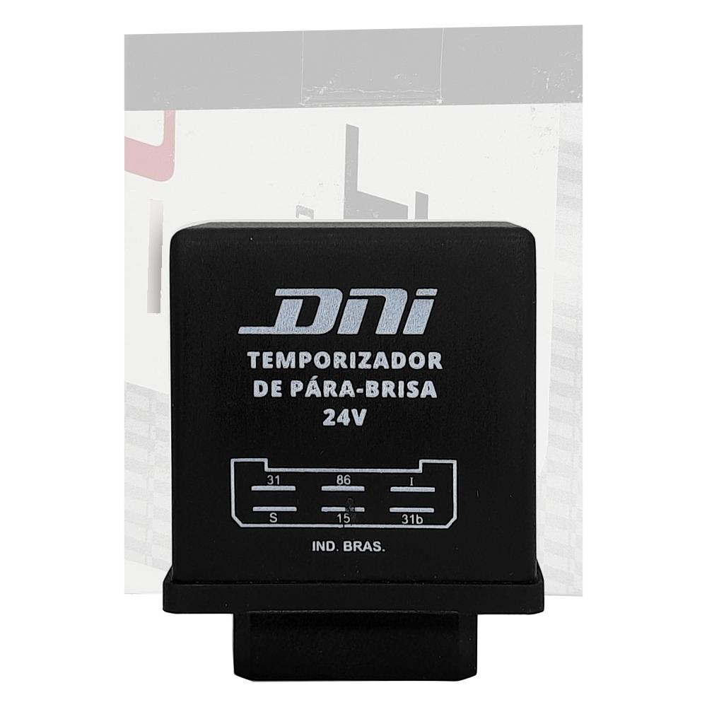 Relê Temporizador 24V 6 Conexões - DNI - 0823