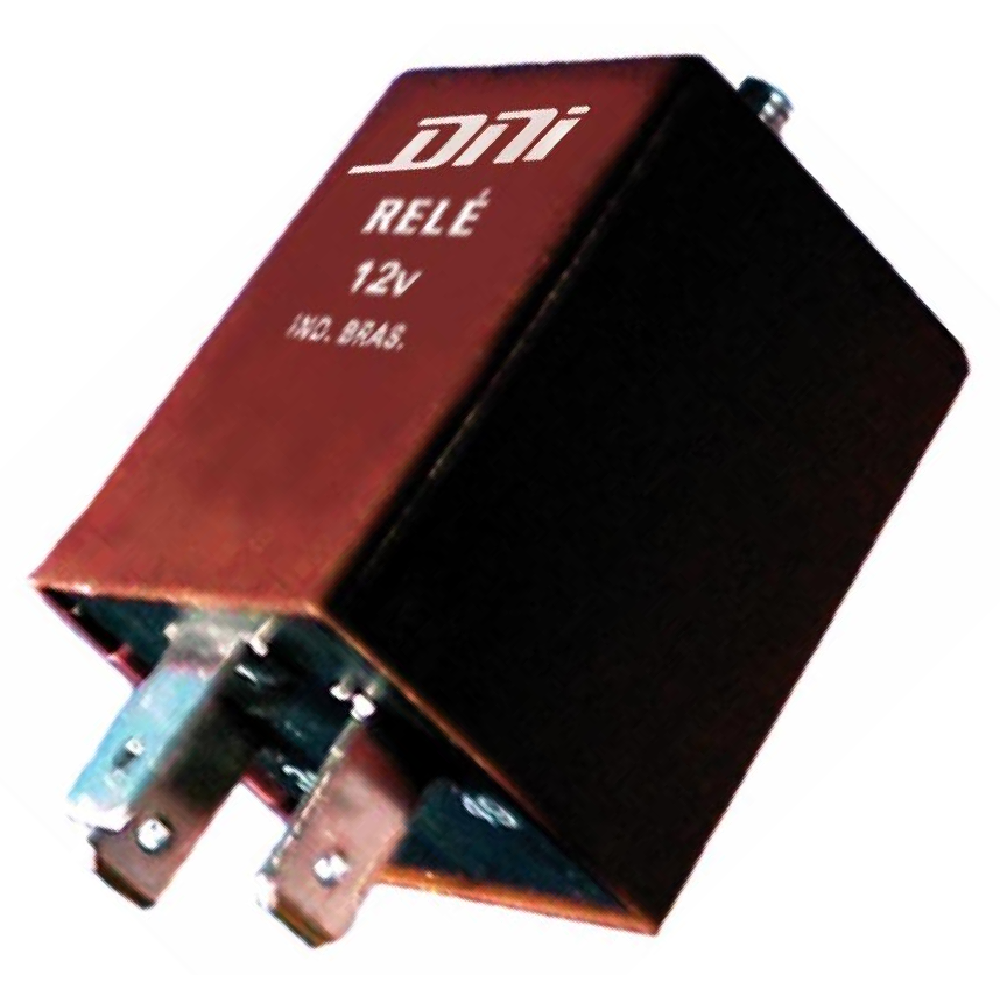 Relé de Pisca 12V 3 Terminais com Parafuso 10A 3 Pinos - DNI - 1104