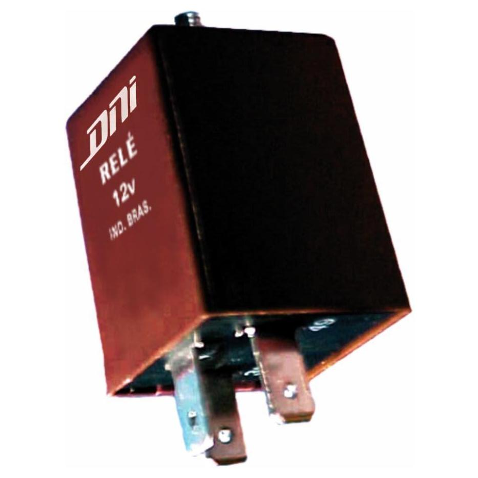Relé de Pisca 12V 3 Terminais com Parafuso 10A 3 Pinos - DNI - 1104