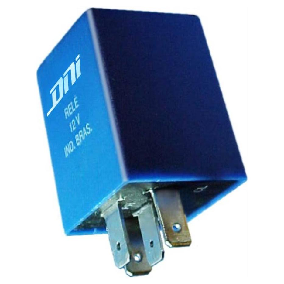Relê 12V Auxiliar 4 Terminais Azul - DNI - 1117
