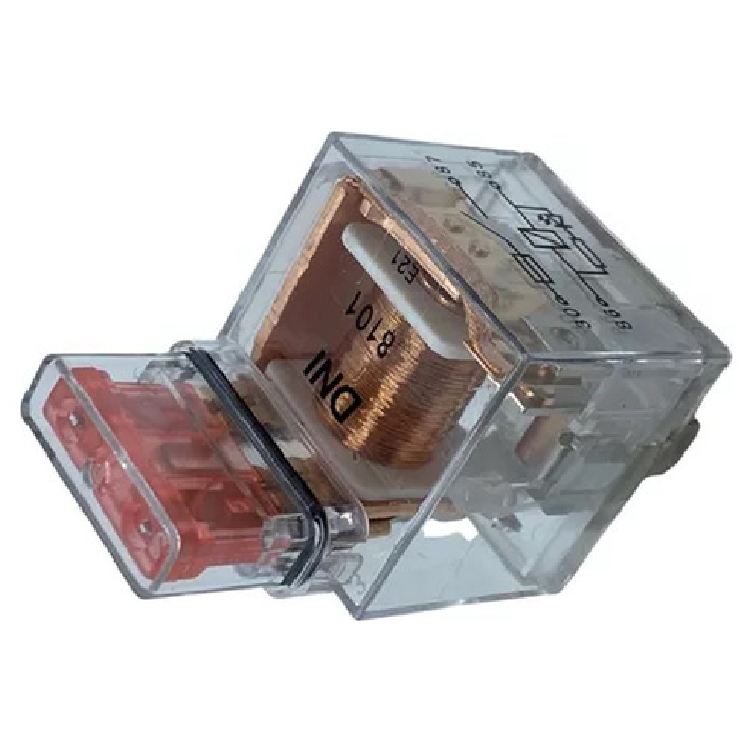 Relê Auxiliar 12V 4 Terminais LED Vermelho - DNI - 8101