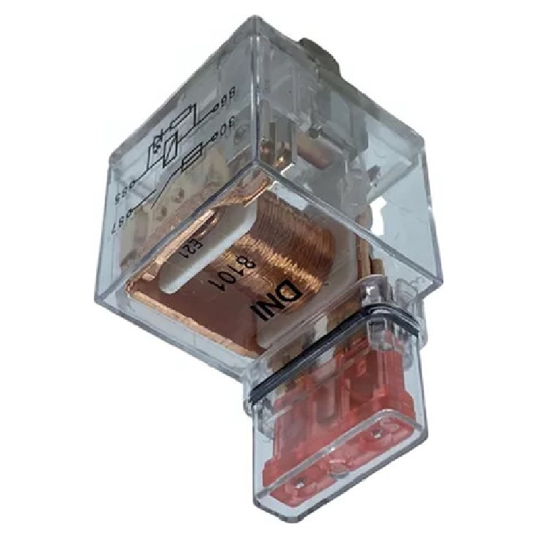 Relê Auxiliar 12V 4 Terminais LED Vermelho - DNI - 8101