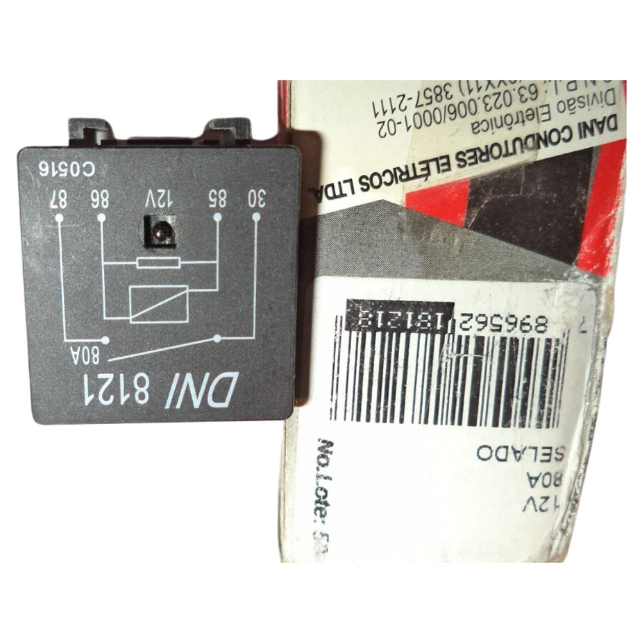 Relê Auxiliar 12V - DNI - 8121