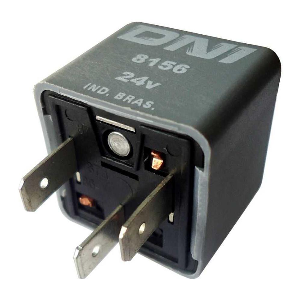 Relê 24V Alarme Sonoro 3 Conexões - DNI - 8156