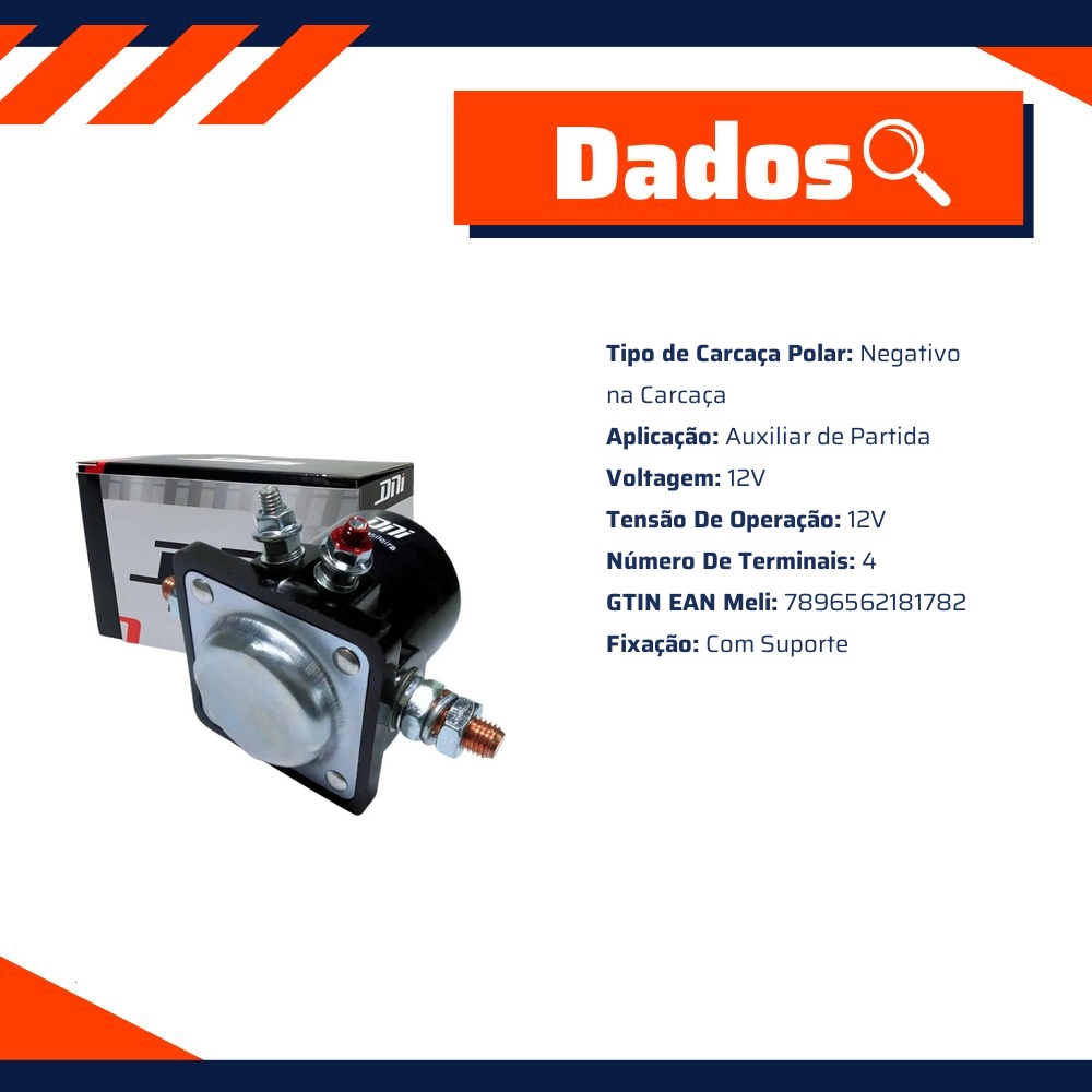 Auxiliar Partida 12V - DNI - 8178